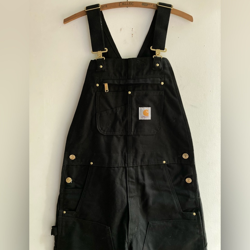 Carharrt relaxed fit duck bib overall. Black - 32/32 nwot, new without tags
